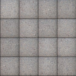 Gray Square Pavement. Seamless Tileable Texture.