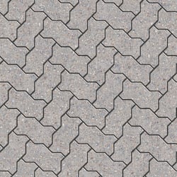 Gray Wavy Paving Slabs. Parquet Laying. Seamless Tileable Texture.